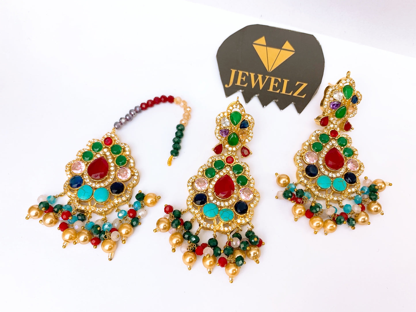 Earring+Bindi