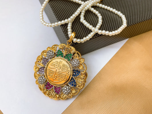 Calligraphy locket