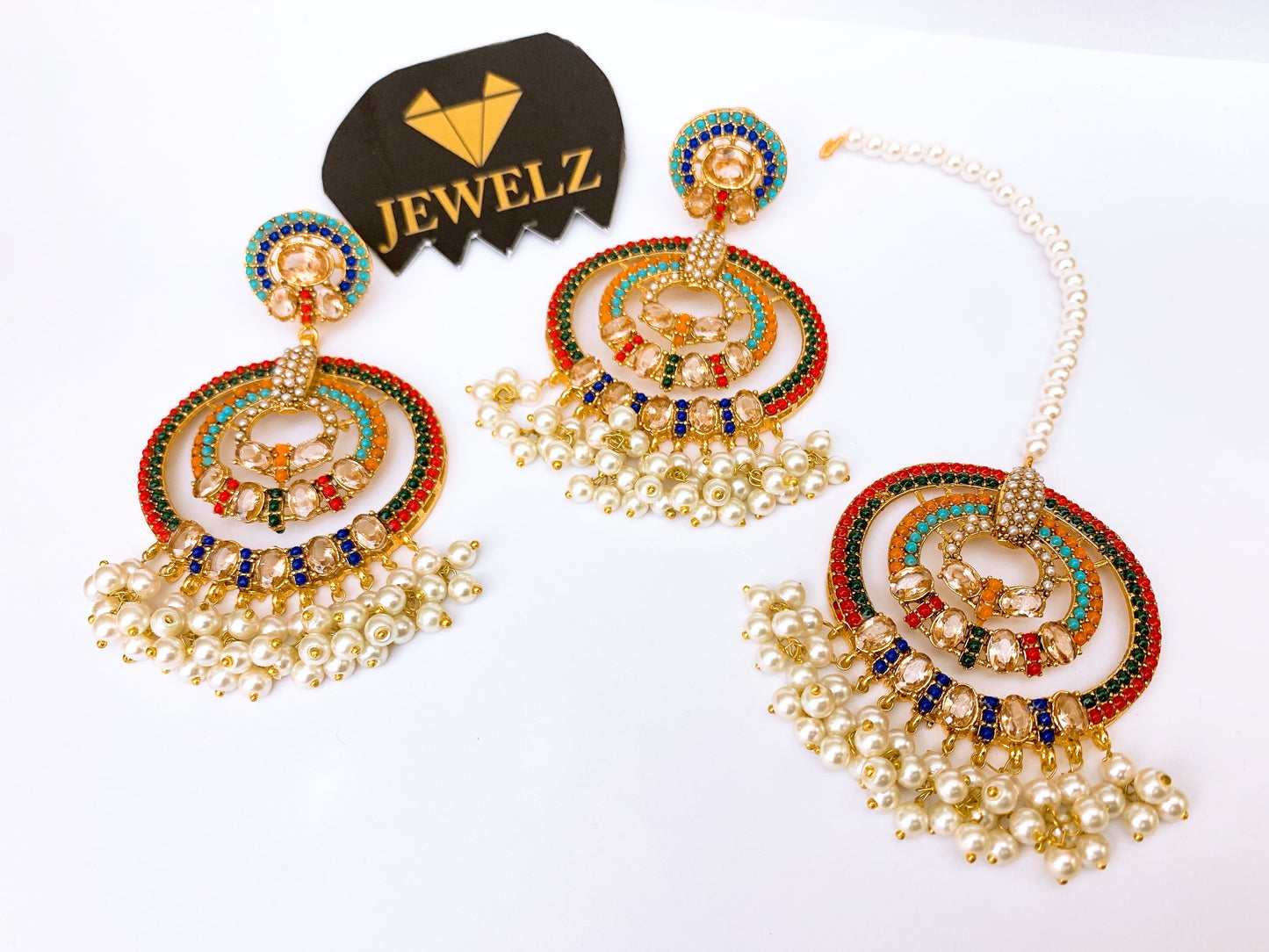 Earring+Bindi