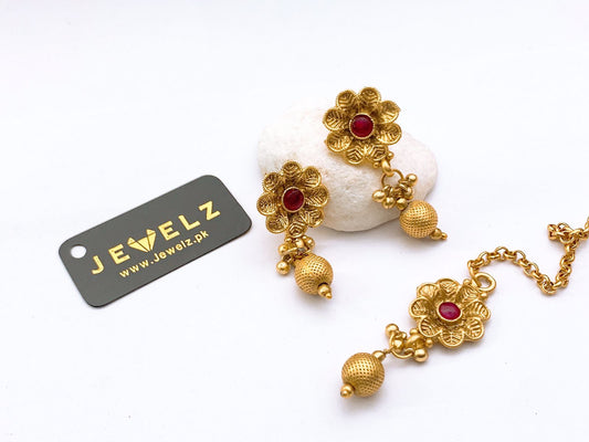 Earrings With Bindiya