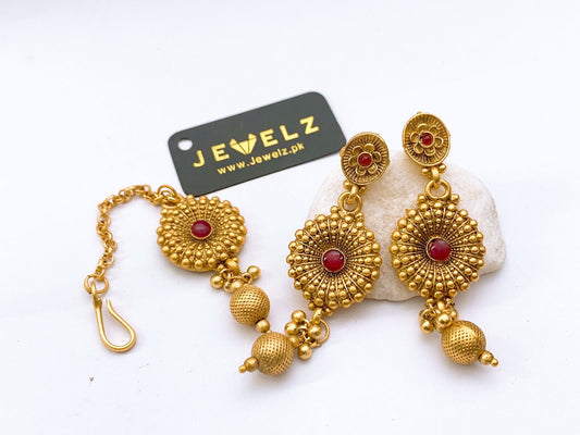 Earrings With Bindiya