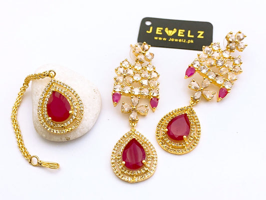 Earrings With Bindiya